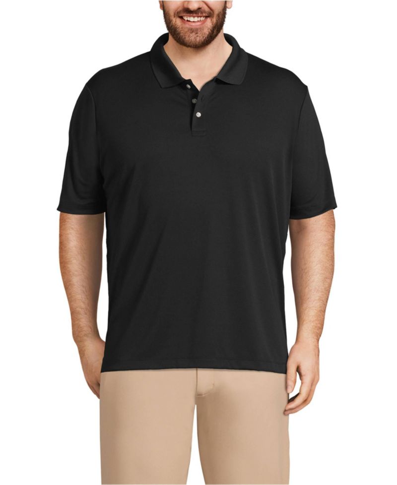 Men's Short Sleeve Solid Active Polo Shirt