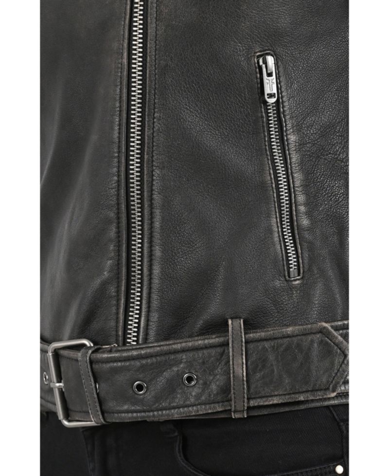Women's Women s Sheep Crack Leather Jacket