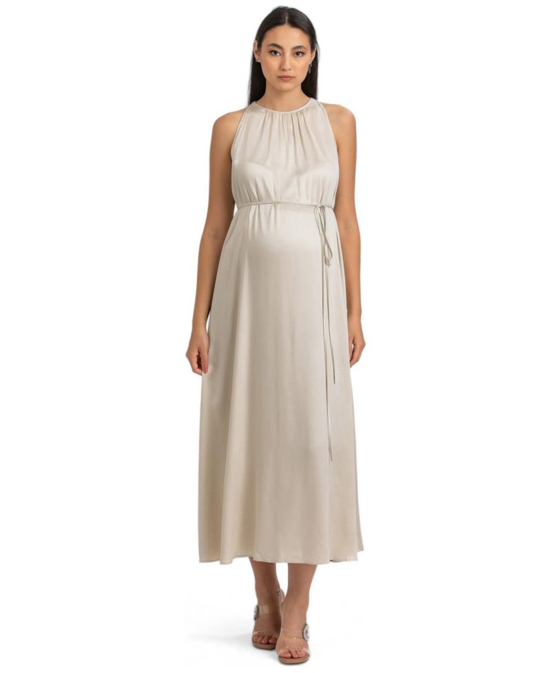 Women's PIETRO BRUNELLI Clarissa Sleeveless Satin Dress