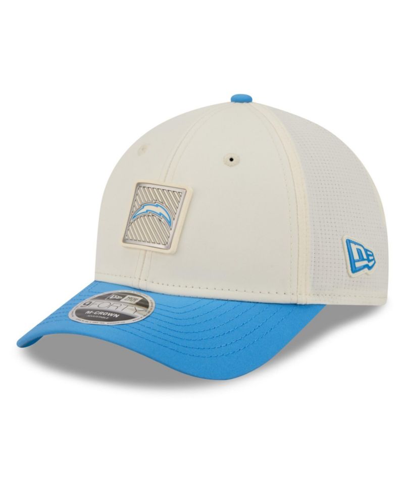 Men's Cream/Powder Blue Los Angeles Chargers 2026 NFL Training Camp 9FORTY Adjustable Hat
