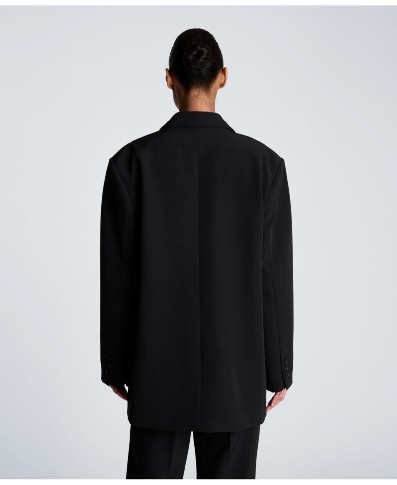 Women's Luxe Stretch Twill Two-Button Boyfriend Blazer