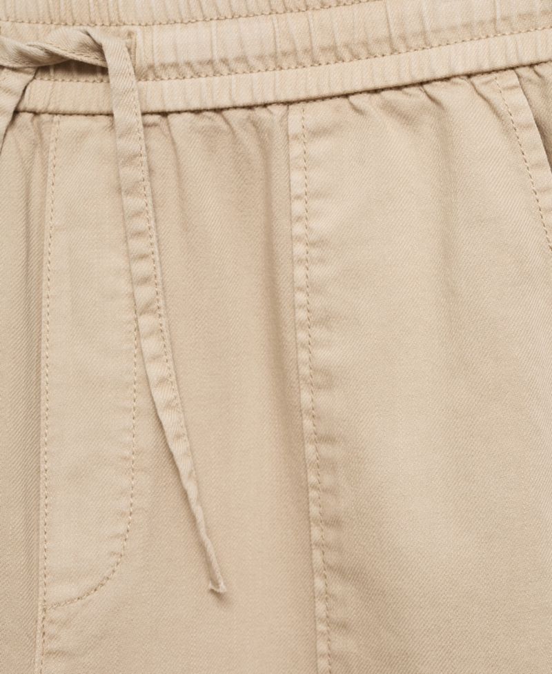 Women's Elastic Waist Cotton Pants