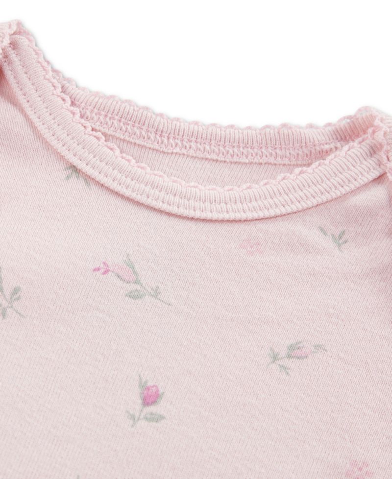 Baby Girls' Babywear Long-Sleeve Gowns, 2-Pack