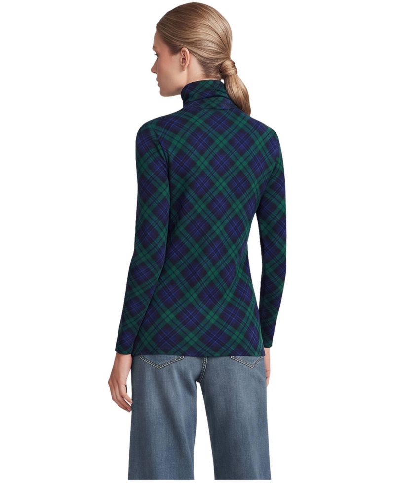 Women's Tall Lightweight Jersey Long Sleeve Turtleneck