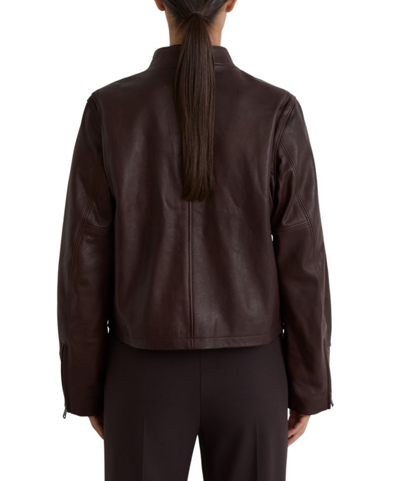 Women's Erin Leather Biker Jacket
