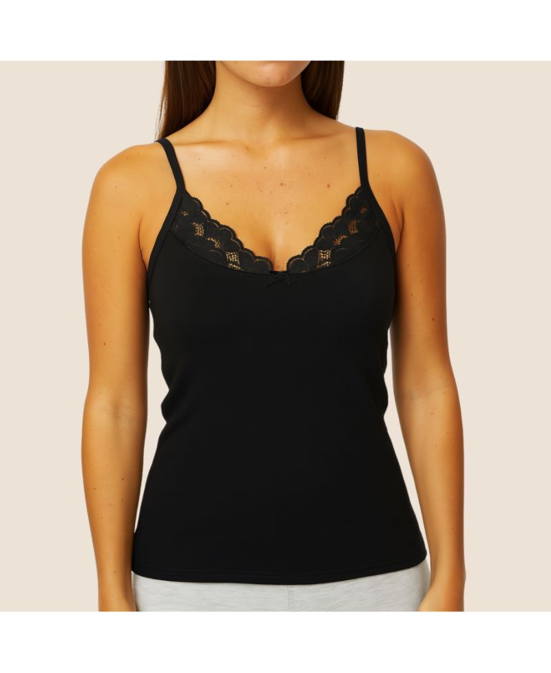 Women's Luna Lace Cotton Cami