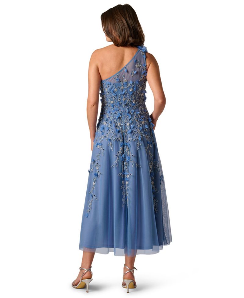 Women's One-Shoulder Beaded Dress