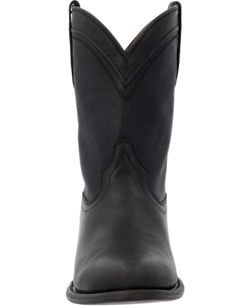 Men's Santa Fe Pull-On Round-Toe Western Boots