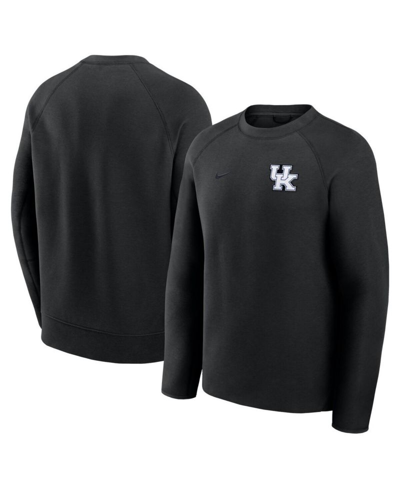 Men's Black Kentucky Wildcats Tech Fleece Raglan Sweatshirt