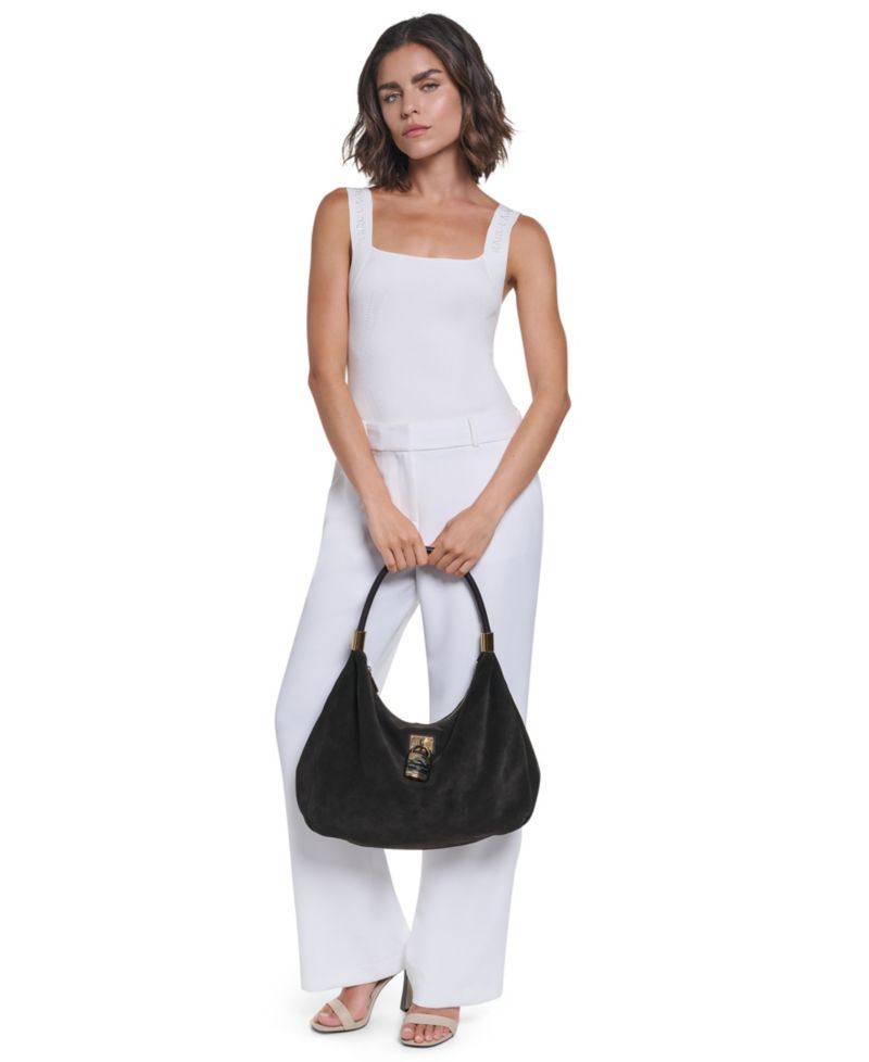 Maelynn Leather Large Hobo Handbag