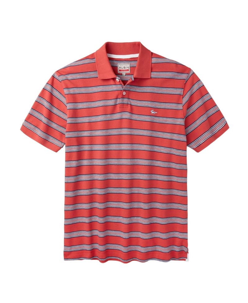 Men's Blair Pique Stripe Polo Shirt