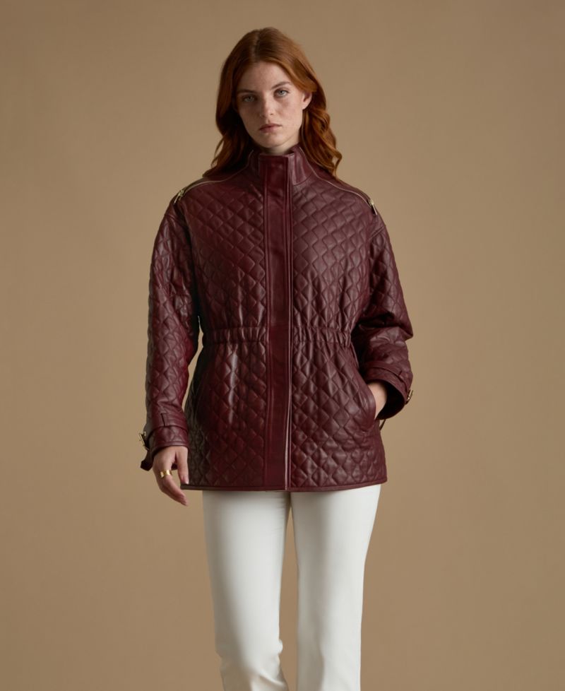Women's Nora Leather Coat