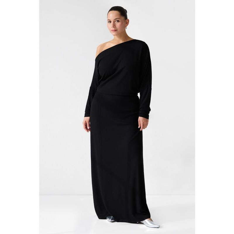 Women's Amia One-Shoulder Gathered-Waist Jersey Evening Gown