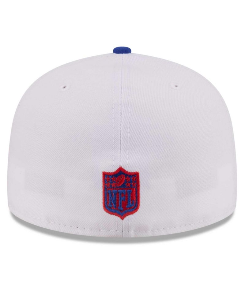 Men's White/Royal Buffalo Bills Retro Swoop 59FIFTY Fitted Hat