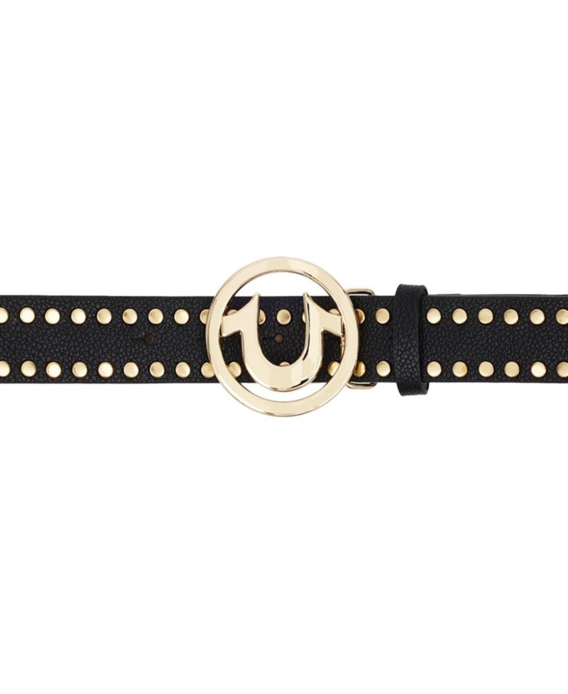Studded Horseshoe Logo Belt
