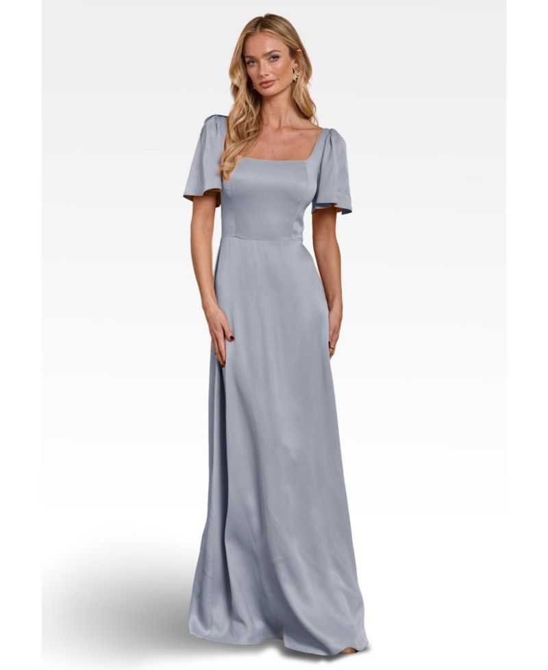 Women's Clemmie Satin Bridesmaid Dress