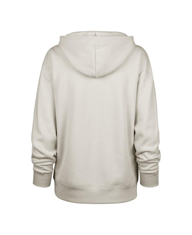 Women's Cream Cleveland Browns Dawg Pound XL Whirlwind Naomi Pullover Hoodie