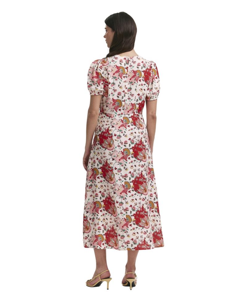 Women's Lili Floral Fit-and-Flare Midi Dress