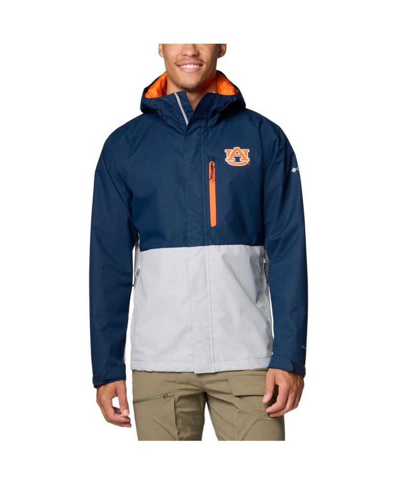 Men's Navy Auburn Tigers Field Bound Omni-Tech Full-Zip Jacket