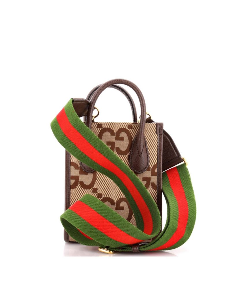 Mini Vertical Tote Jumbo GG Canvas