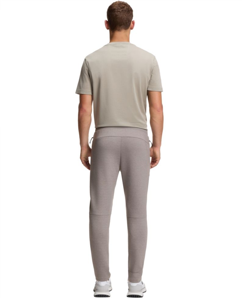 Men's Reflective Detail Regular-Fit Tracksuit Bottom Pants