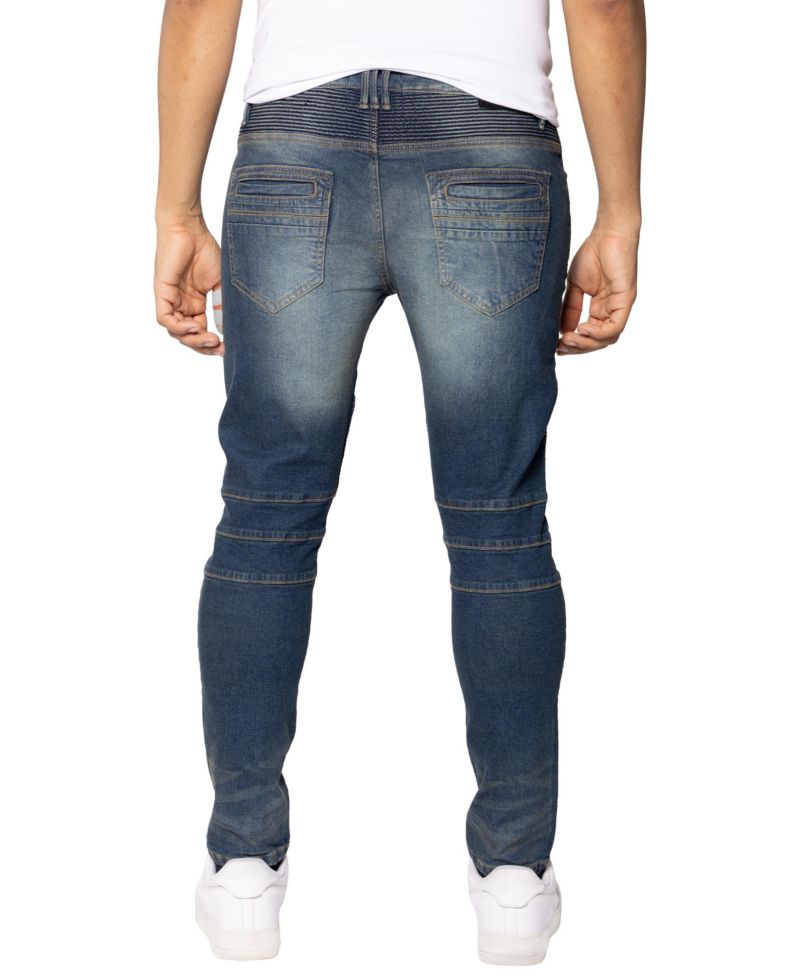 RAW X Men's Skinny Fit Moto Jeans