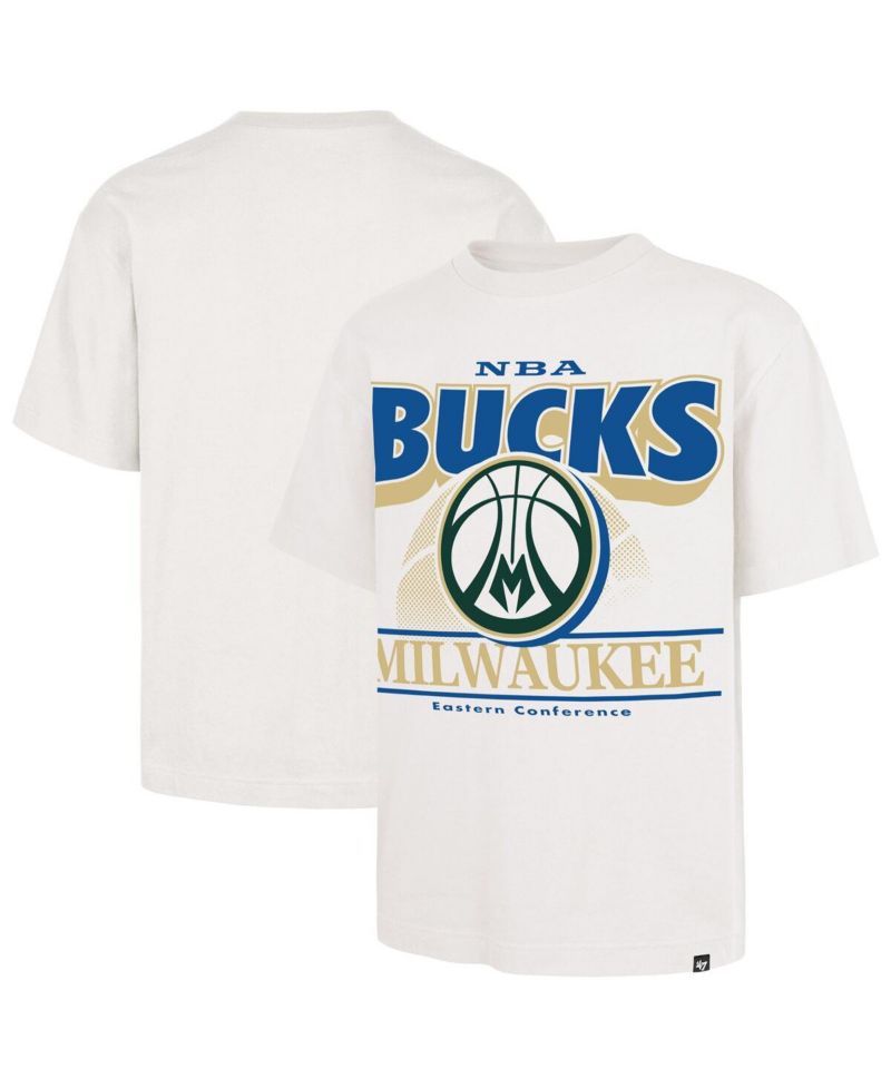 Men's White Milwaukee Bucks City Edition Shifty Foundation T-Shirt