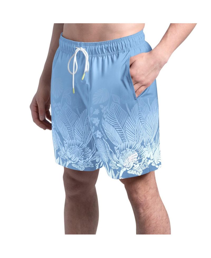 Men's Light Blue Philadelphia Eagles Lagoon Fiesta Swim Shorts