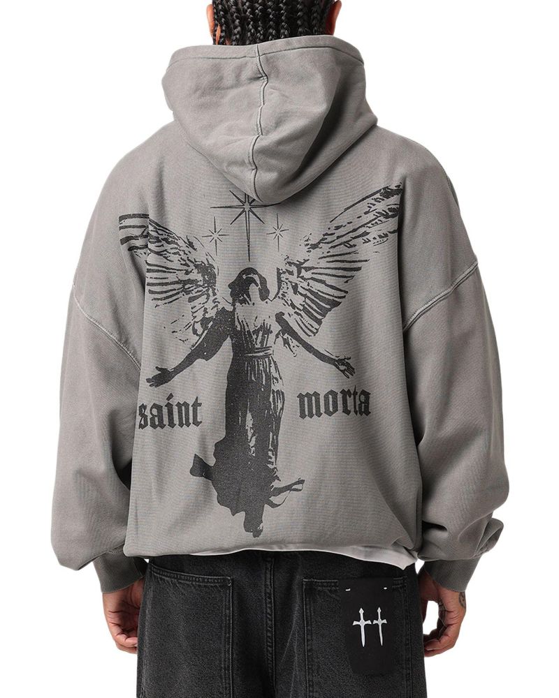 Men's Ethereal Hoodie Washed Charcoal