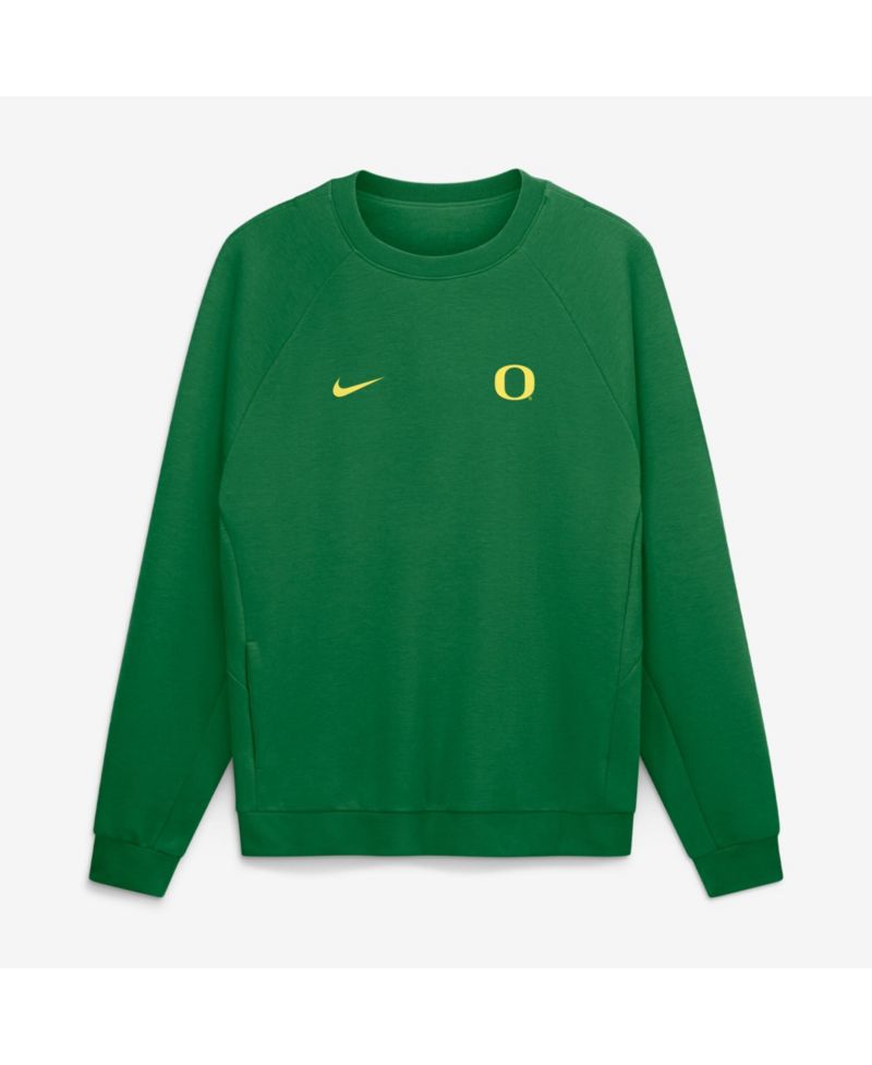 Men's Green Oregon Ducks Premium Performance Raglan Dri-FIT Sweatshirt