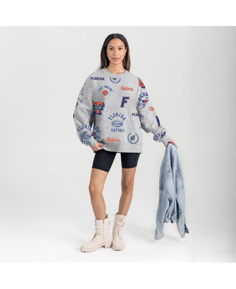 Women's Gray Florida Gators Always on Repeat Fleece Sweatshirt