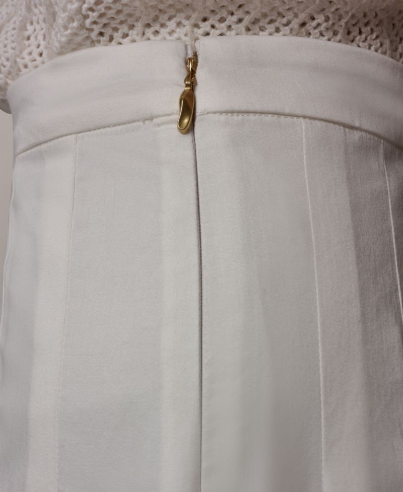 Women's Pleated Midi Skirt