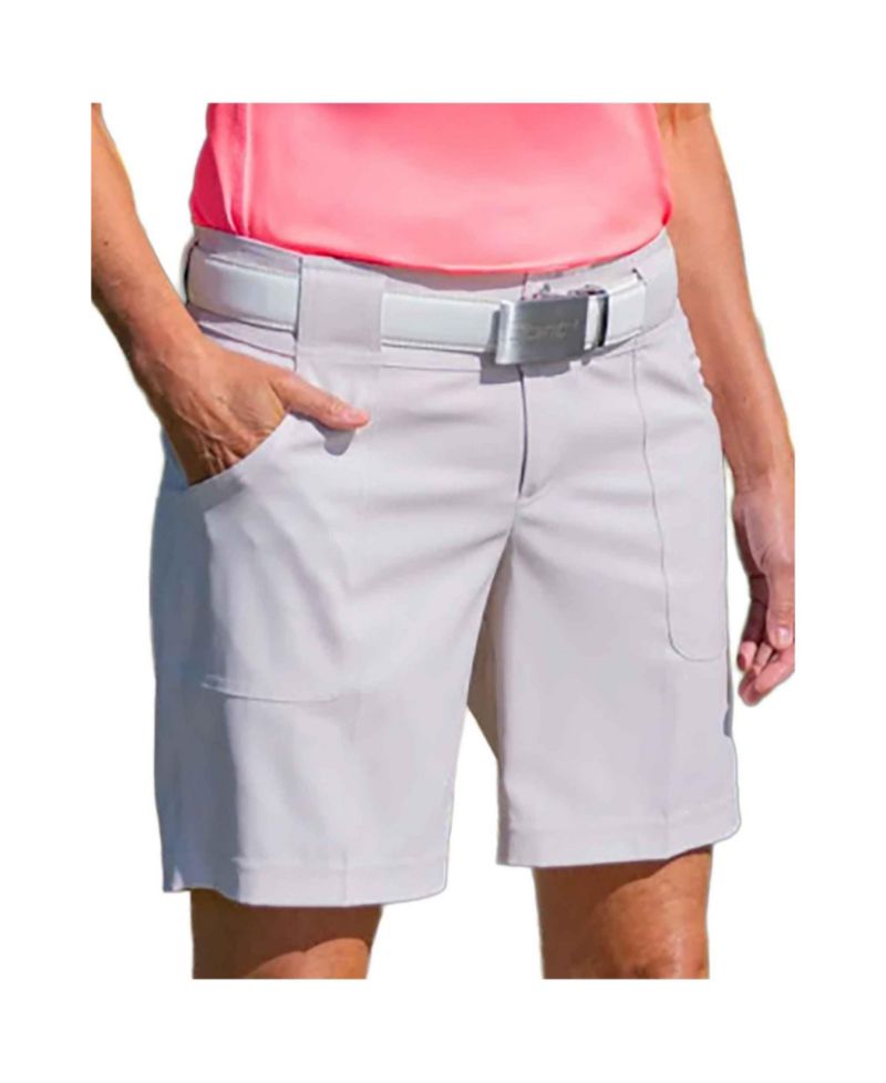 Women's Everyday Golf Deep Front Pockets Mid-Rise Shorts, 7.5" Inseam