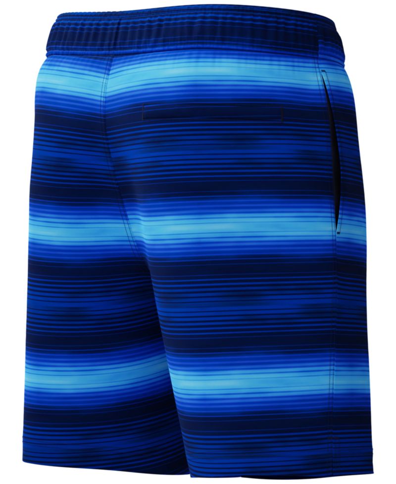 Men's Engineered Print Redondo Edge Volley Drawstring Surf Shorts, 7" Inseam