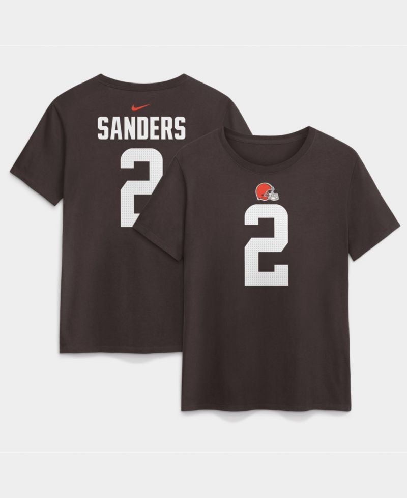 Women's Cleveland Browns Shedeur Sanders T-Shirt