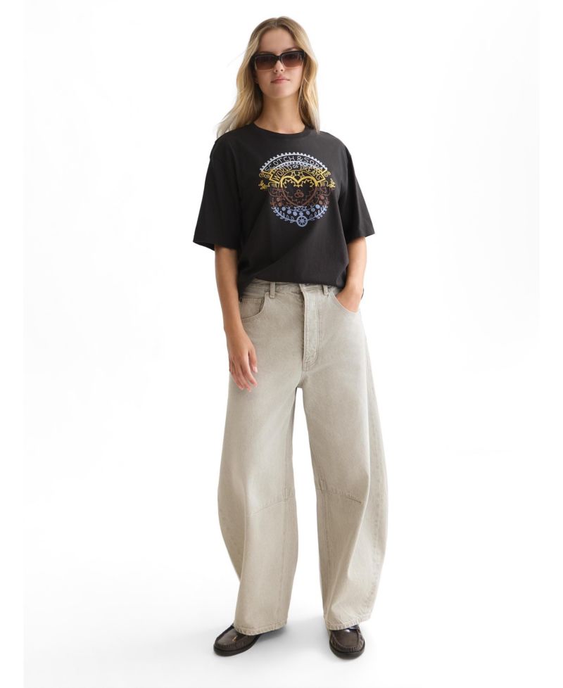 Women's Embroidered Loose-Fit T-Shirt