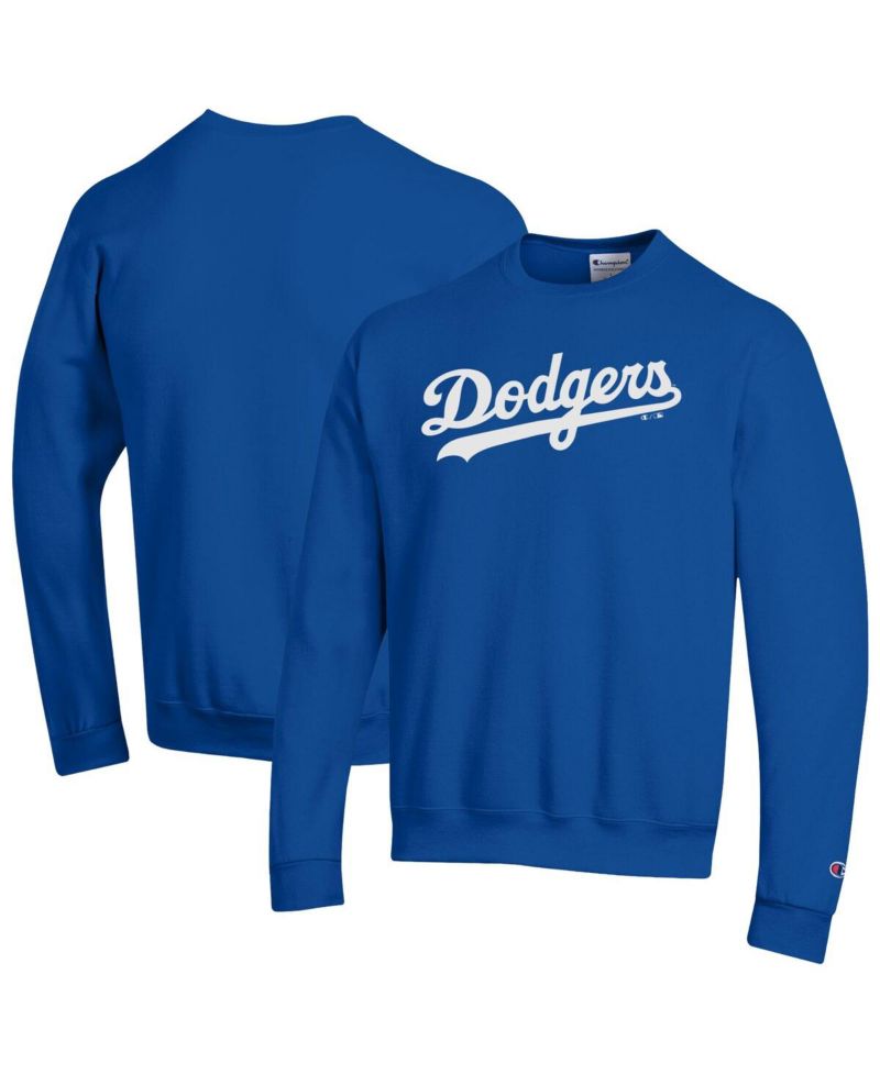 Men's Royal Los Angeles Dodgers Powerblend Wordmark Sweatshirt