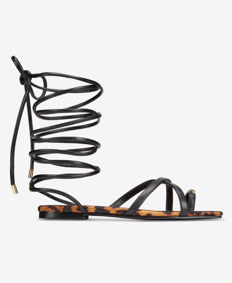 Women's Peyton Lace Up Flat Sandals - Extended Sizes Available
