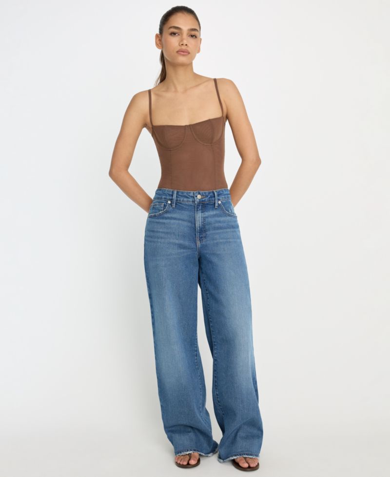 Women's Mesh Bustier Bodysuit