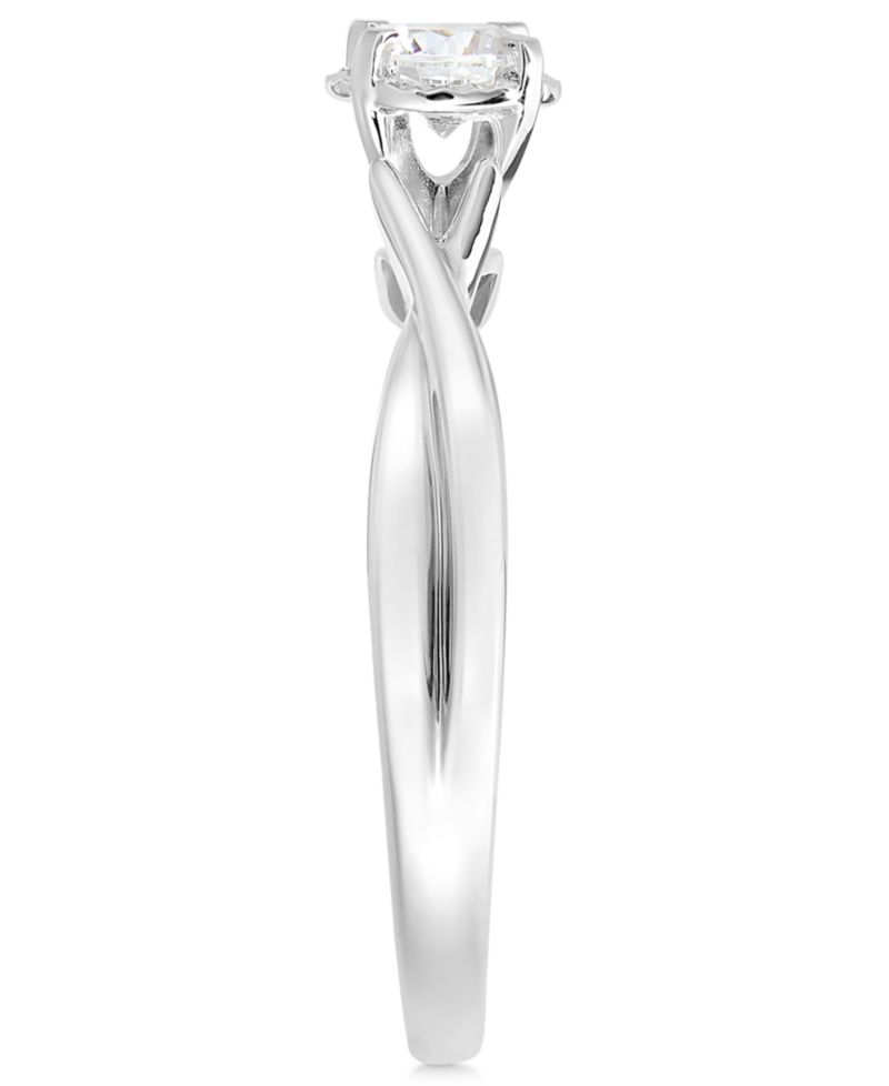 Diamond Solitaire Engagement Ring (1/3 c.t. t.w.) in 14k White Gold