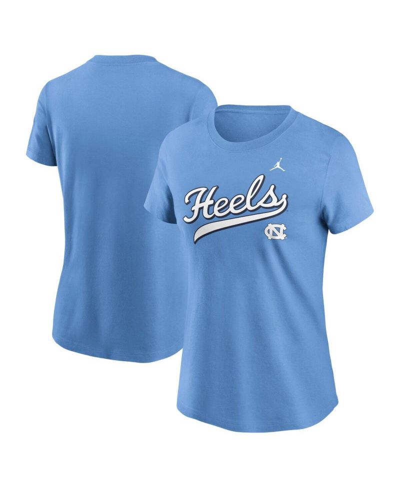 Women's Carolina Blue North Carolina Tar Heels Local Script T-Shirt