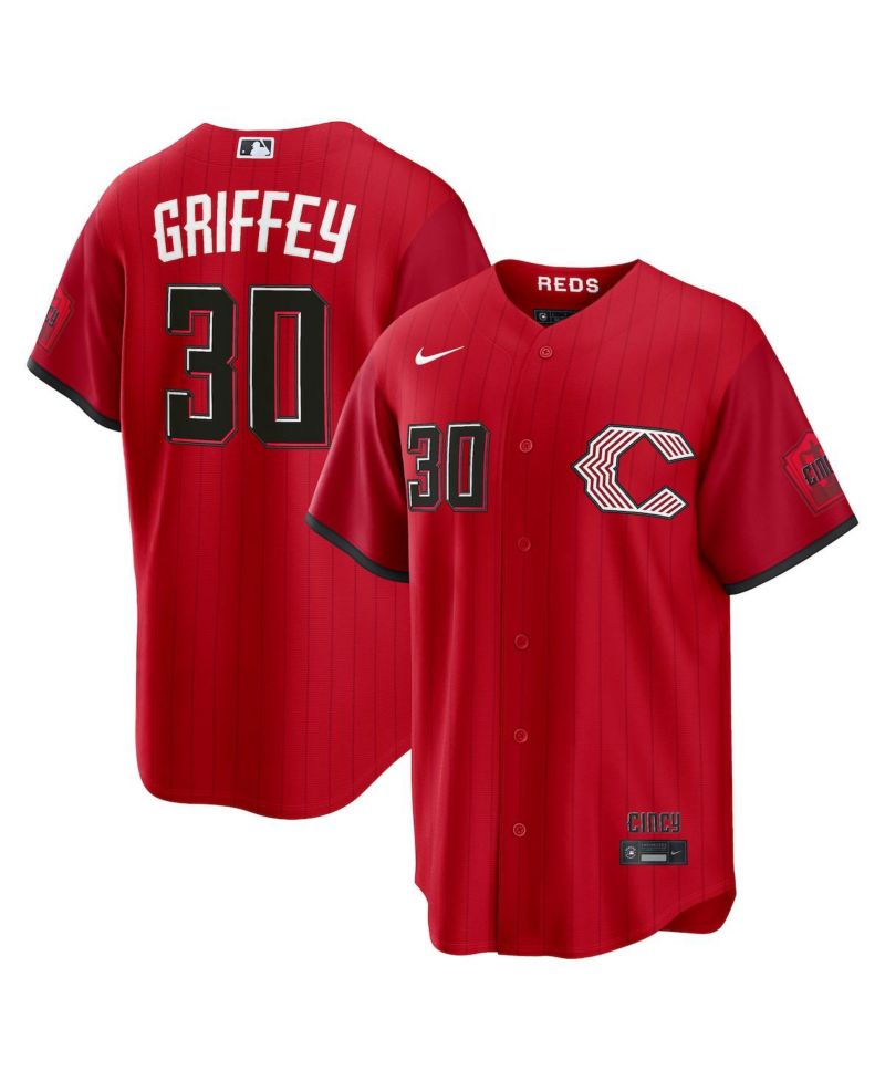 Men's Ken Griffey Jr. Red Cincinnati Reds 2026 City Connect Stadium Jersey