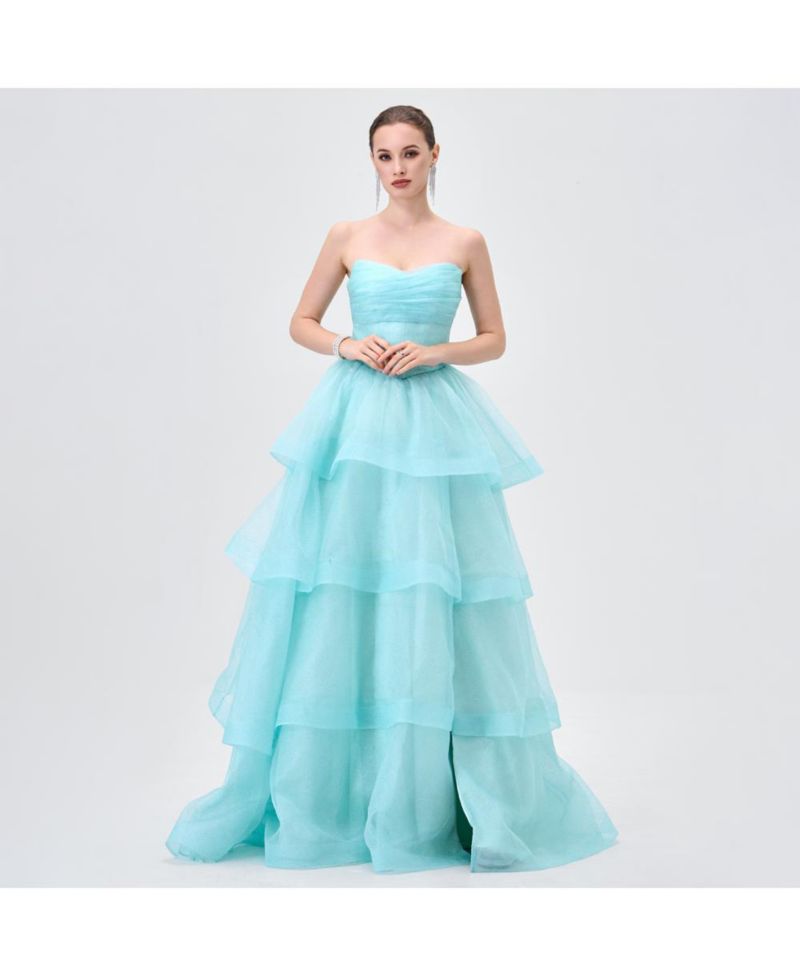 Women's Tiff Strapless Tiered Ball Gown