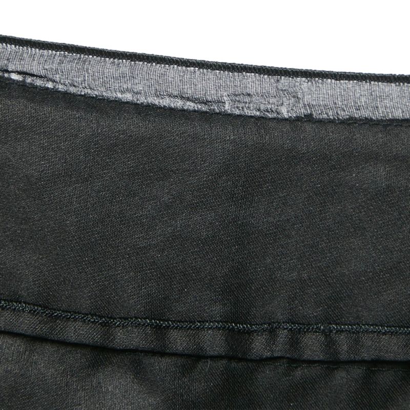 Women's Pre-Owned Dolce and Gabbana Black Crepe Pleated Mini Skirt