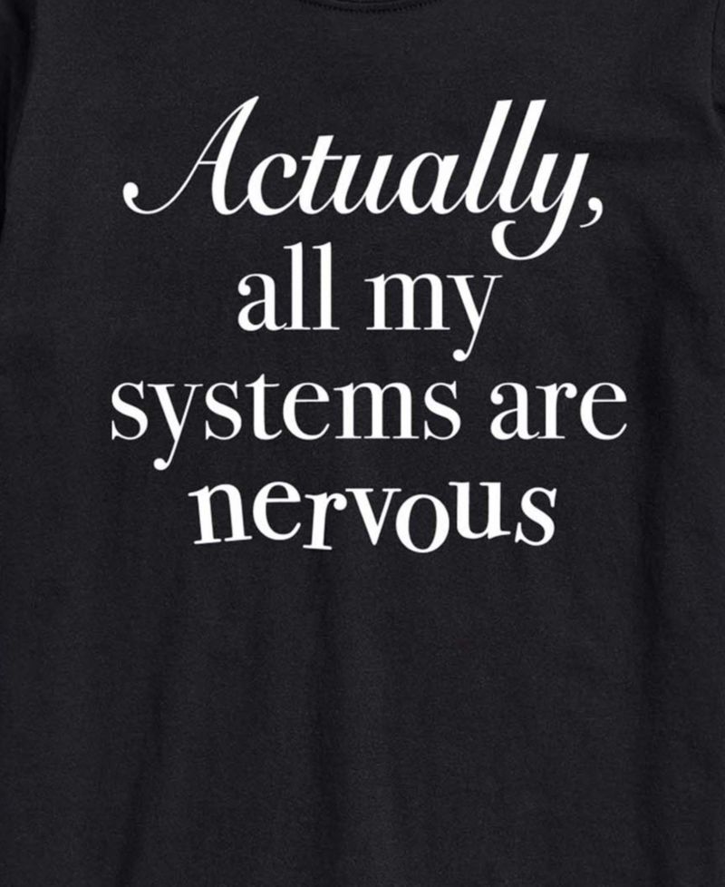 Men's All Systems Nervous Short-Sleeve Graphic T-Shirt