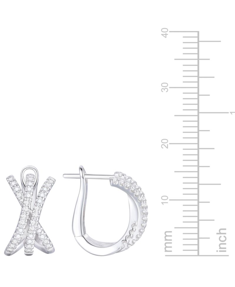 Diamond Earrings (1/2 ct. t.w.) in Sterling Silver
