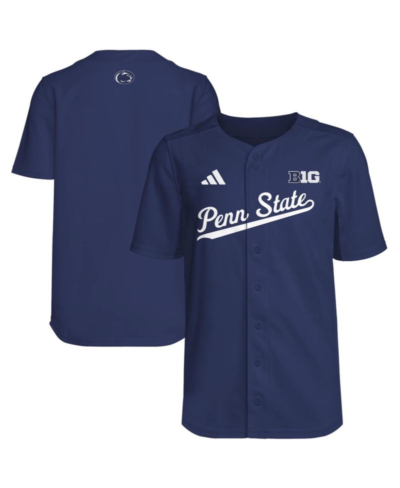 Big Boys and Girls Navy Penn State Nittany Lions Baseball Jersey