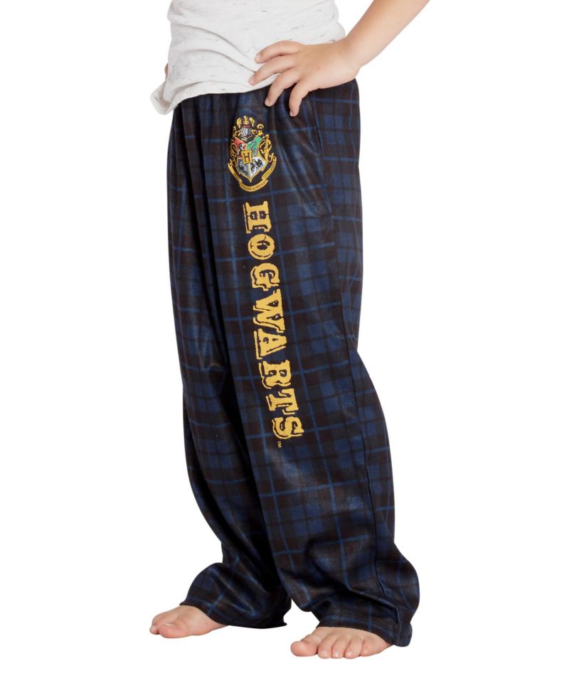 Intimo Boys' Hogwarts Houses Kids Plaid Lounge Pajama Pants - All Houses