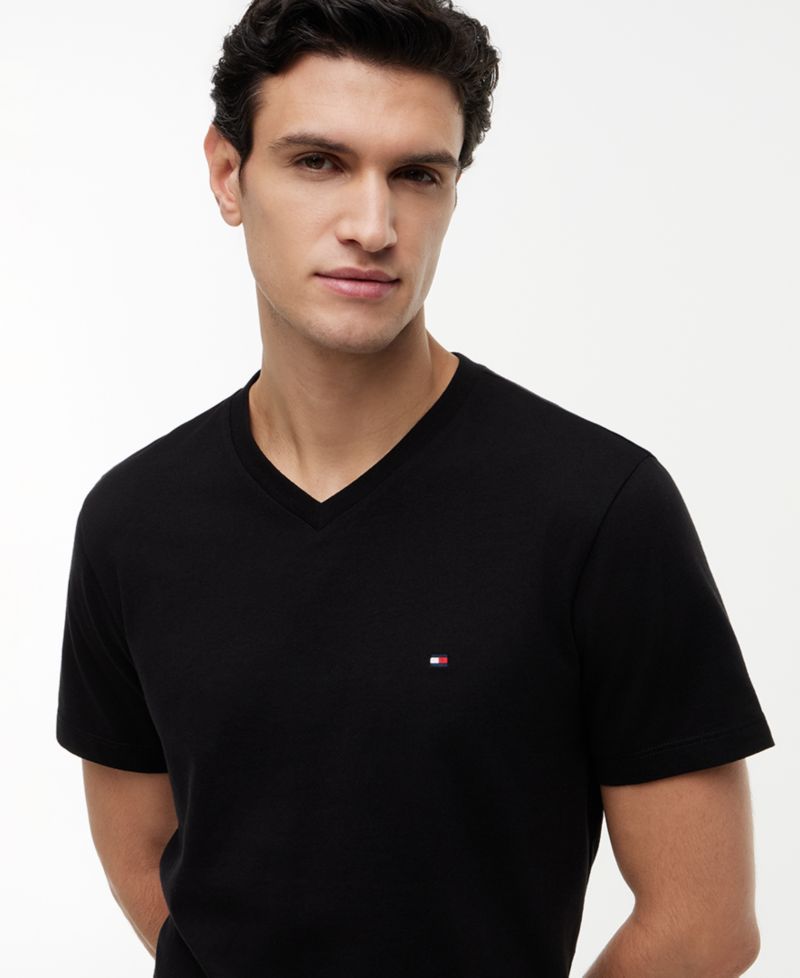 Men's Essential Cotton V-Neck Regular-Fit T-Shirt