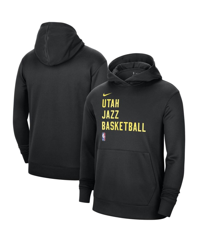 Men's and Women's Black Utah Jazz 2023/24 Performance Spotlight On-Court Practice Pullover Hoodie